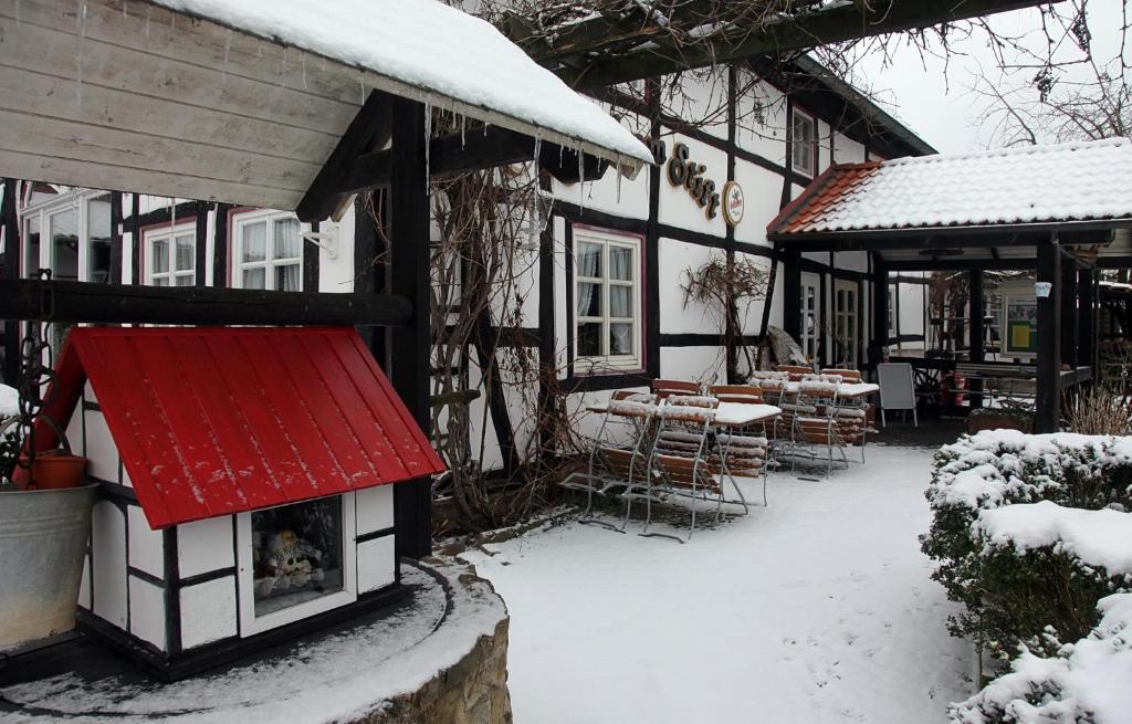 Hotel Cafe Am Stift Hessisch Oldendorf Exterior foto